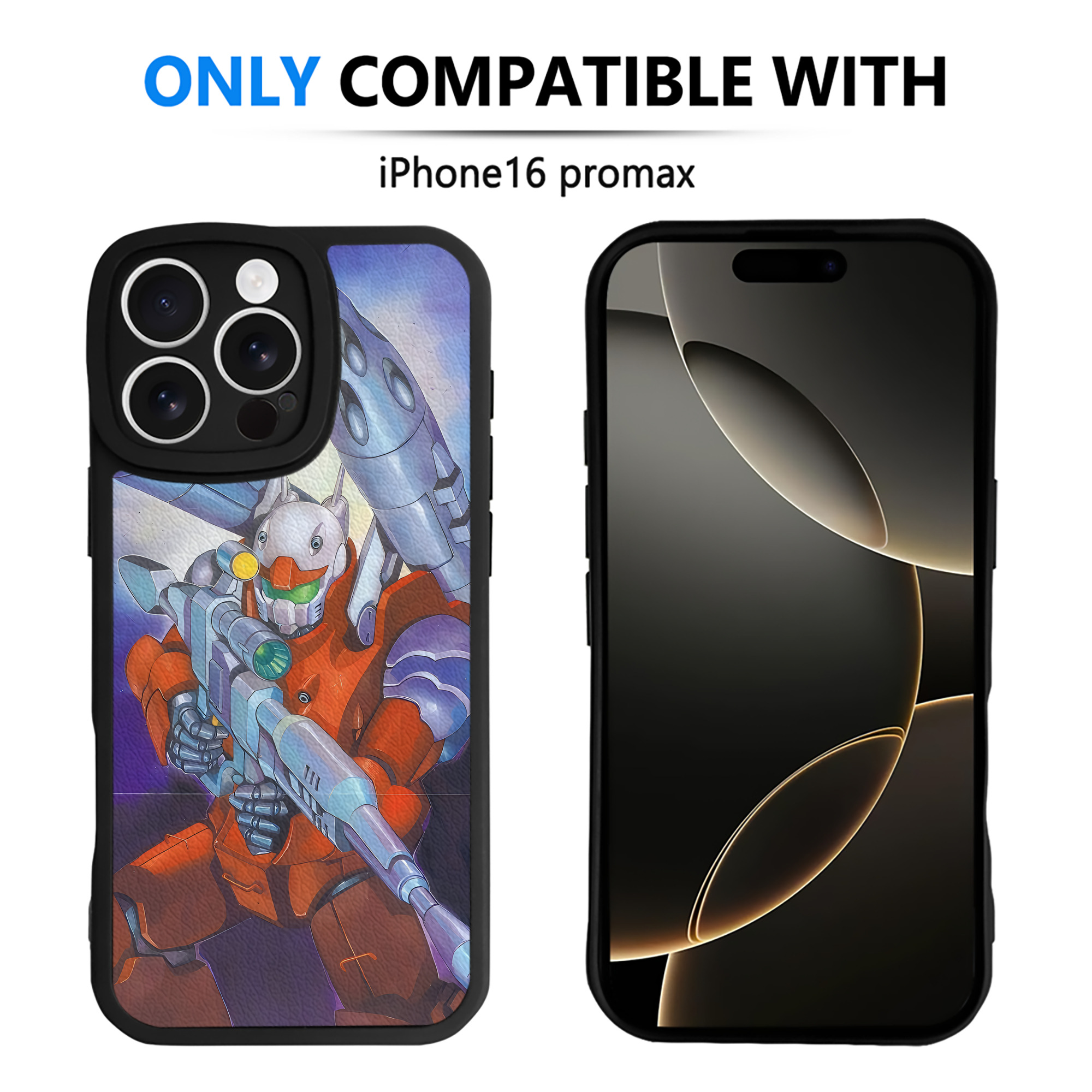 （画像用） 機動戦士ガンダム Mobile Suit Gundam 【iPhone 16シリーズ対応】シリコンスマホケース（レザー調） 材質：シリコン